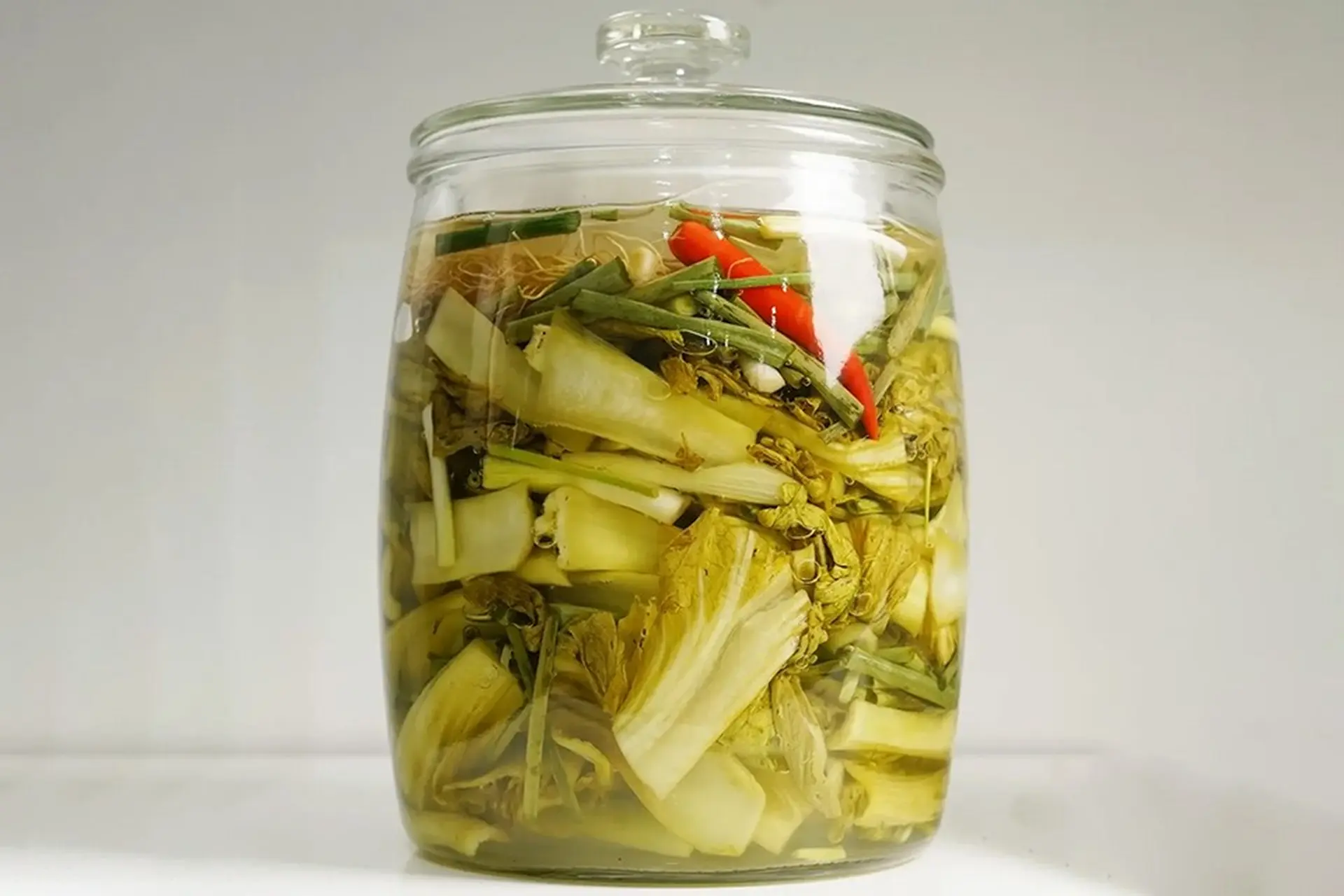 Cải bẹ muối chua