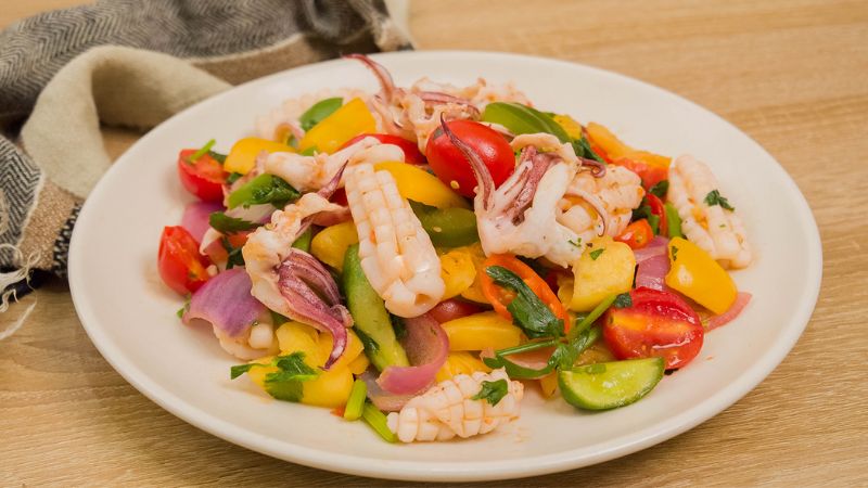 Mực xào chua ngọt