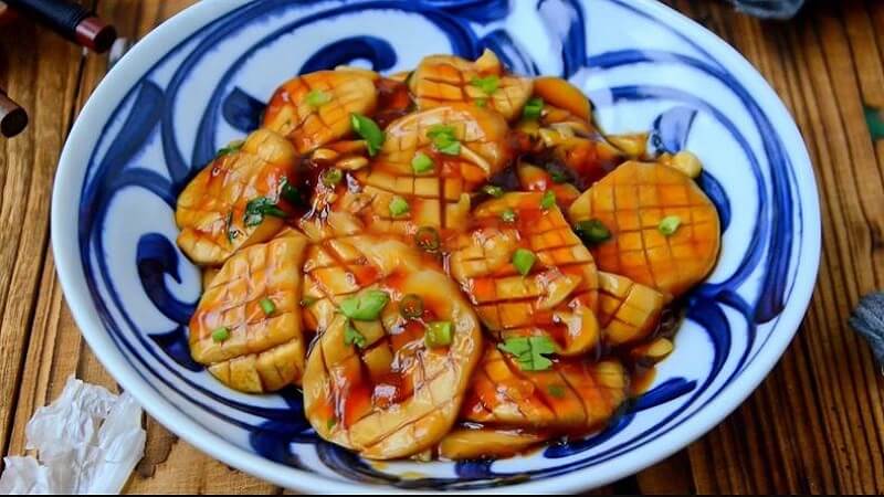 Nấm đùi gà xào bơ tỏi