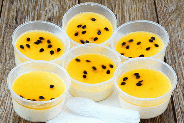 Pudding chanh dây