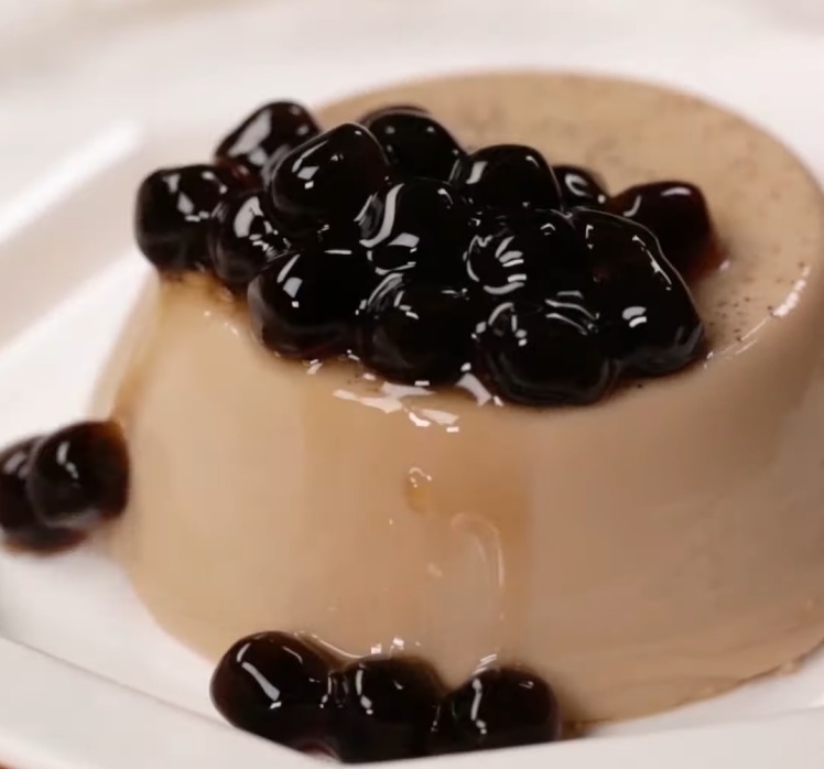 Pudding trà sữa