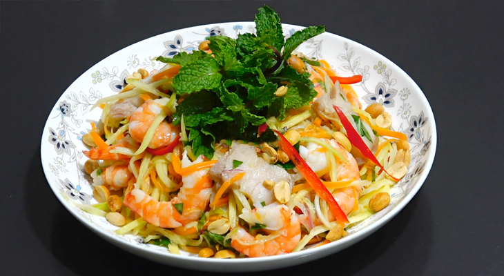 Salad xoài hải sản