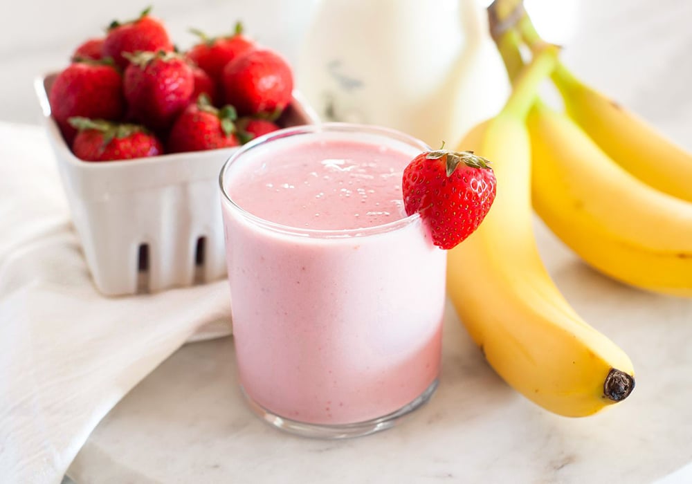 Sinh tố dâu chuối