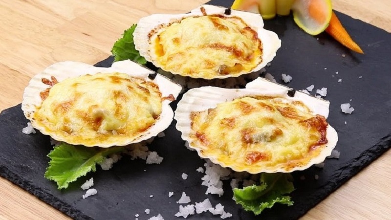 Sò điệp nướng phô mai