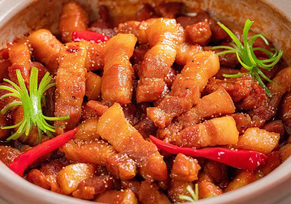 Thịt heo kho tiêu