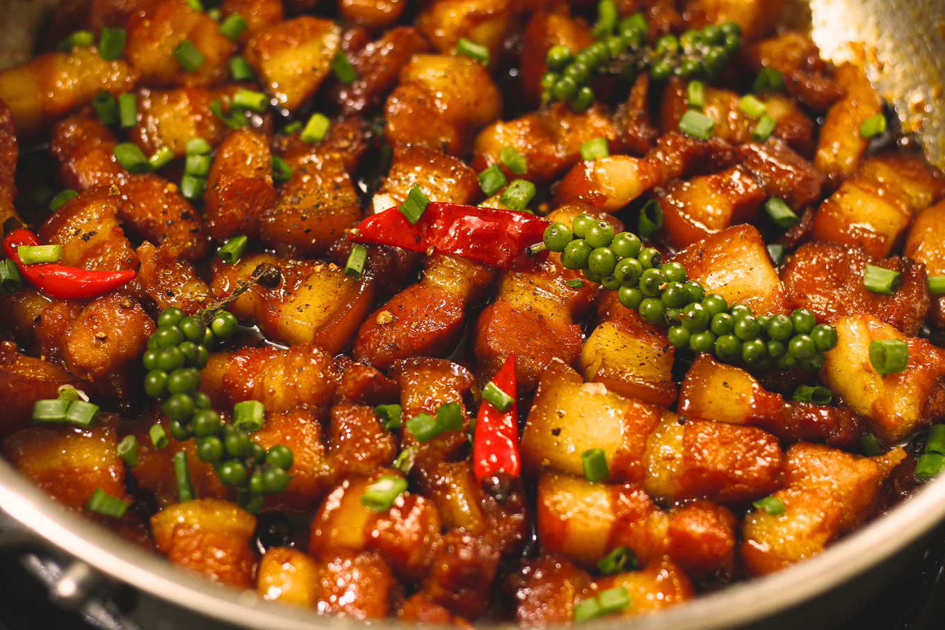 Thịt kho tiêu xanh