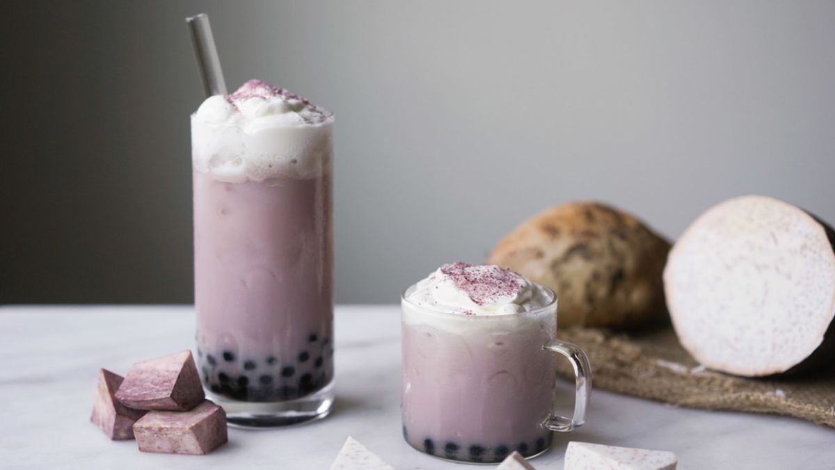 Trà sữa khoai môn