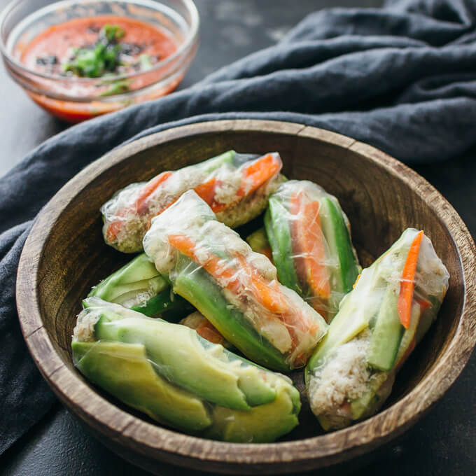 Avocado Summer Rolls