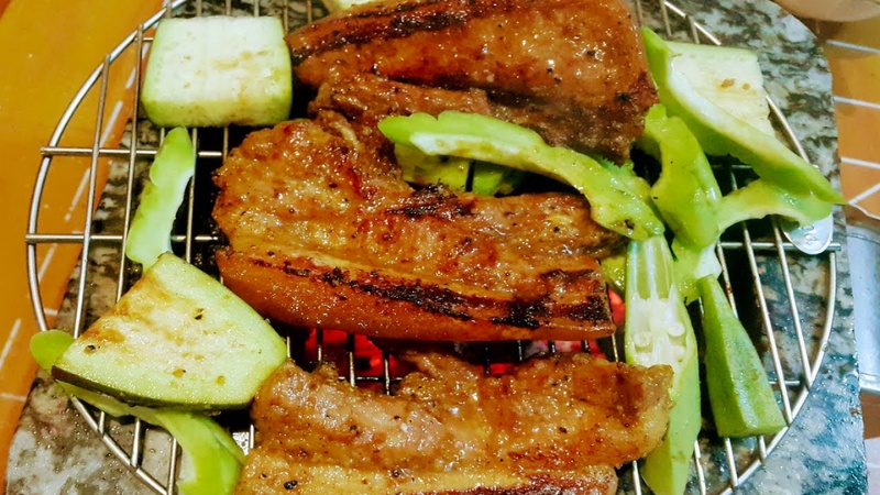 Ba chỉ heo nướng chao đỏ