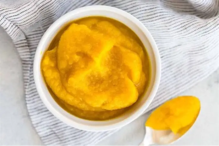 Bí đỏ hấp nghiền ăn nguội