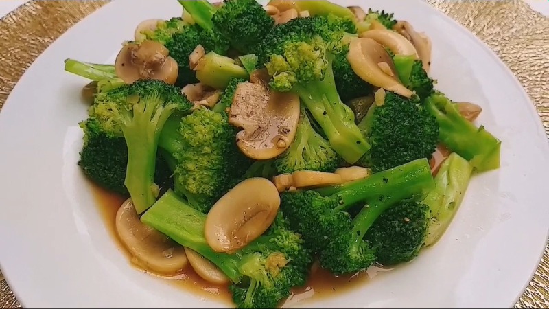 Bông cải xanh xào chay