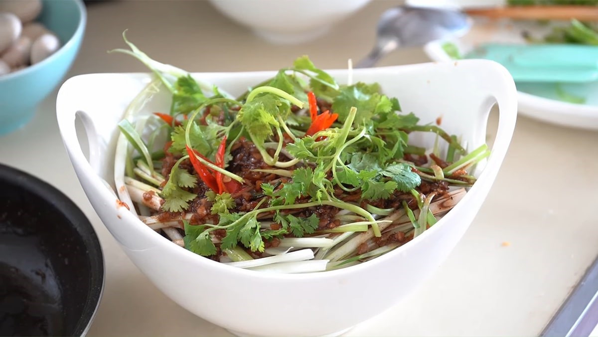 Cá bống hấp gừng