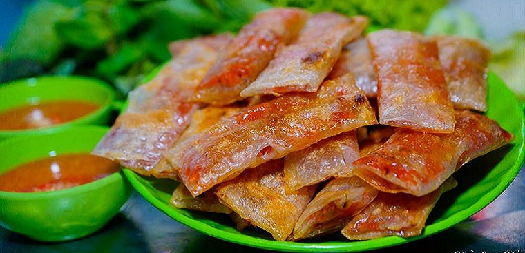 Chả lụi nướng than