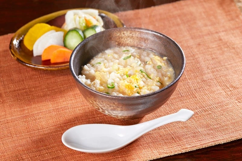 Cơm nát trộn trứng hấp