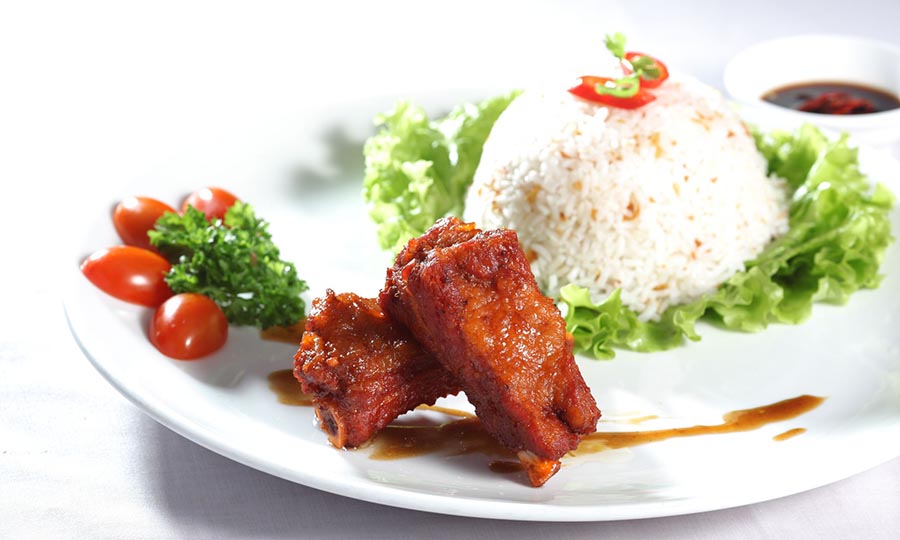 Cơm tấm sườn non