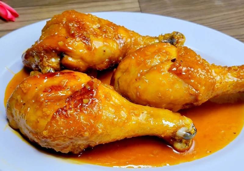 Gà rô-ti mật ong