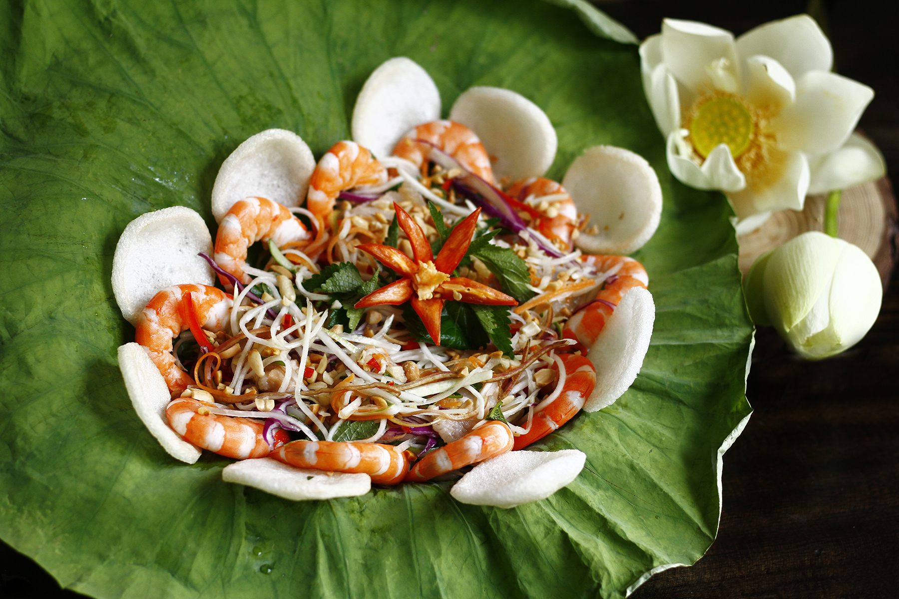 Gỏi đu đủ tôm thịt