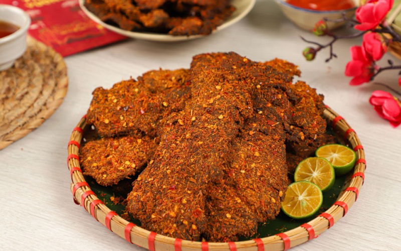 Khô bò miếng tẩm tiêu