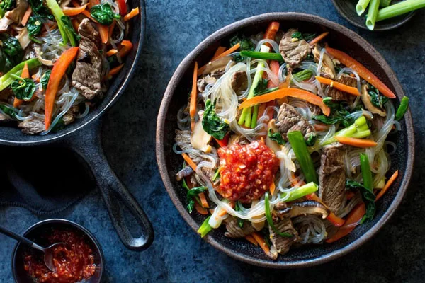 Miến Xào Rau Củ