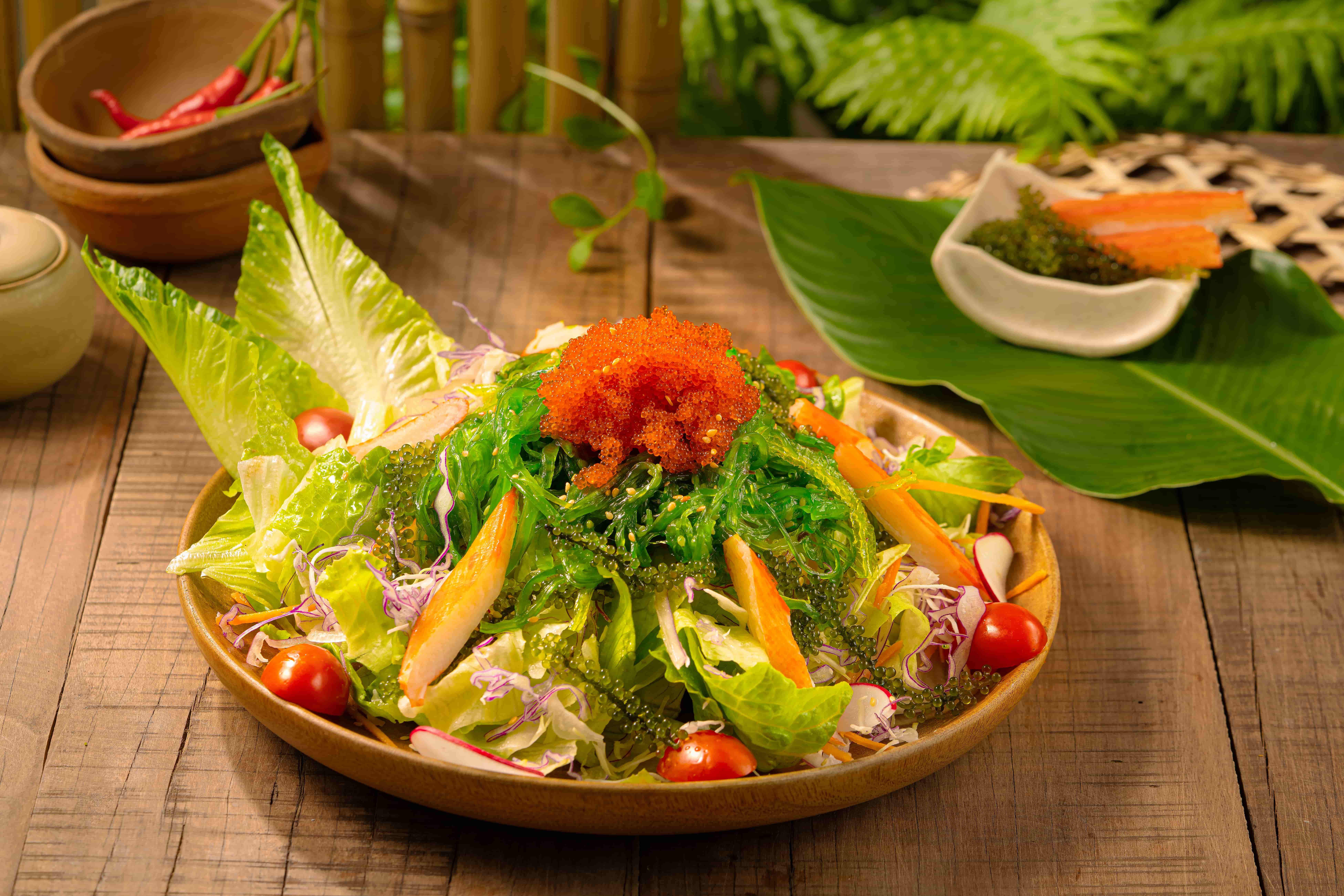 Salad rong biển hải sản