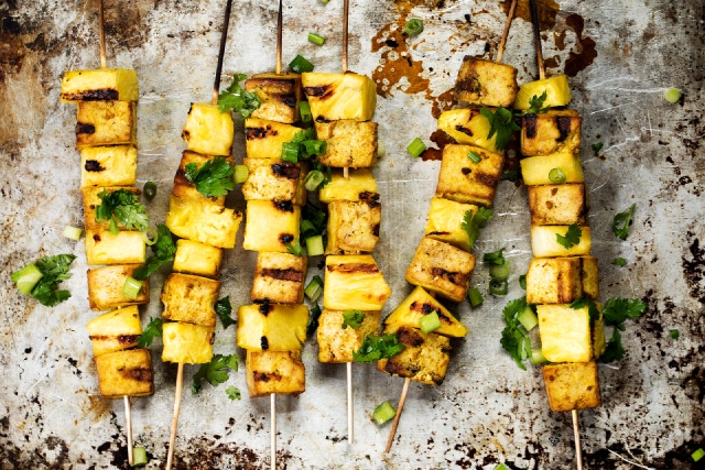 Xiên đậu hũ nướng