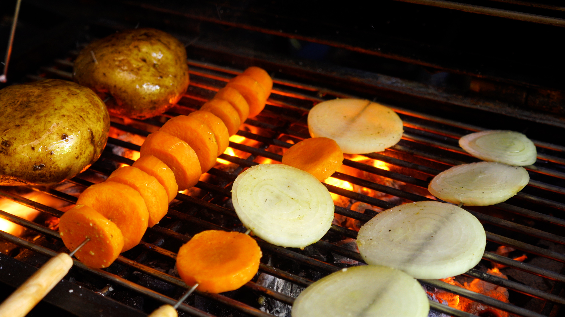 Xiên khoai tây nướng